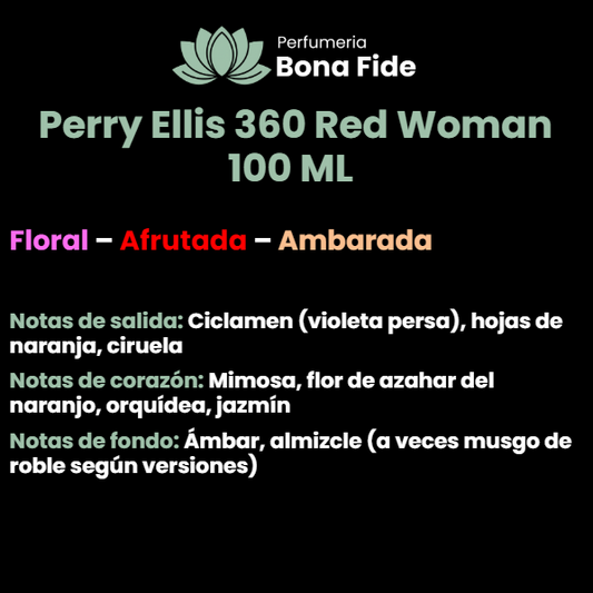 Perry Ellis 360 Red Woman 100 ML